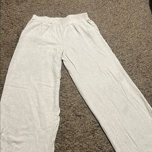 Light Gray Casual Pants